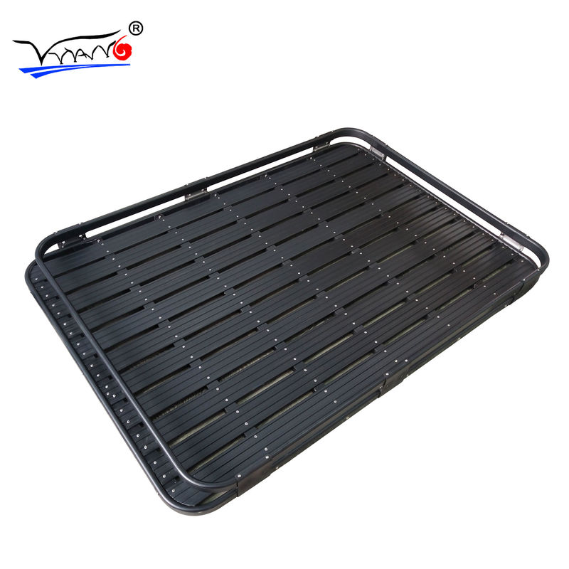 Giỏ đựng đồ bằng nhôm có mái che cho Toyota Prado Màu đen Kiểu F006A
